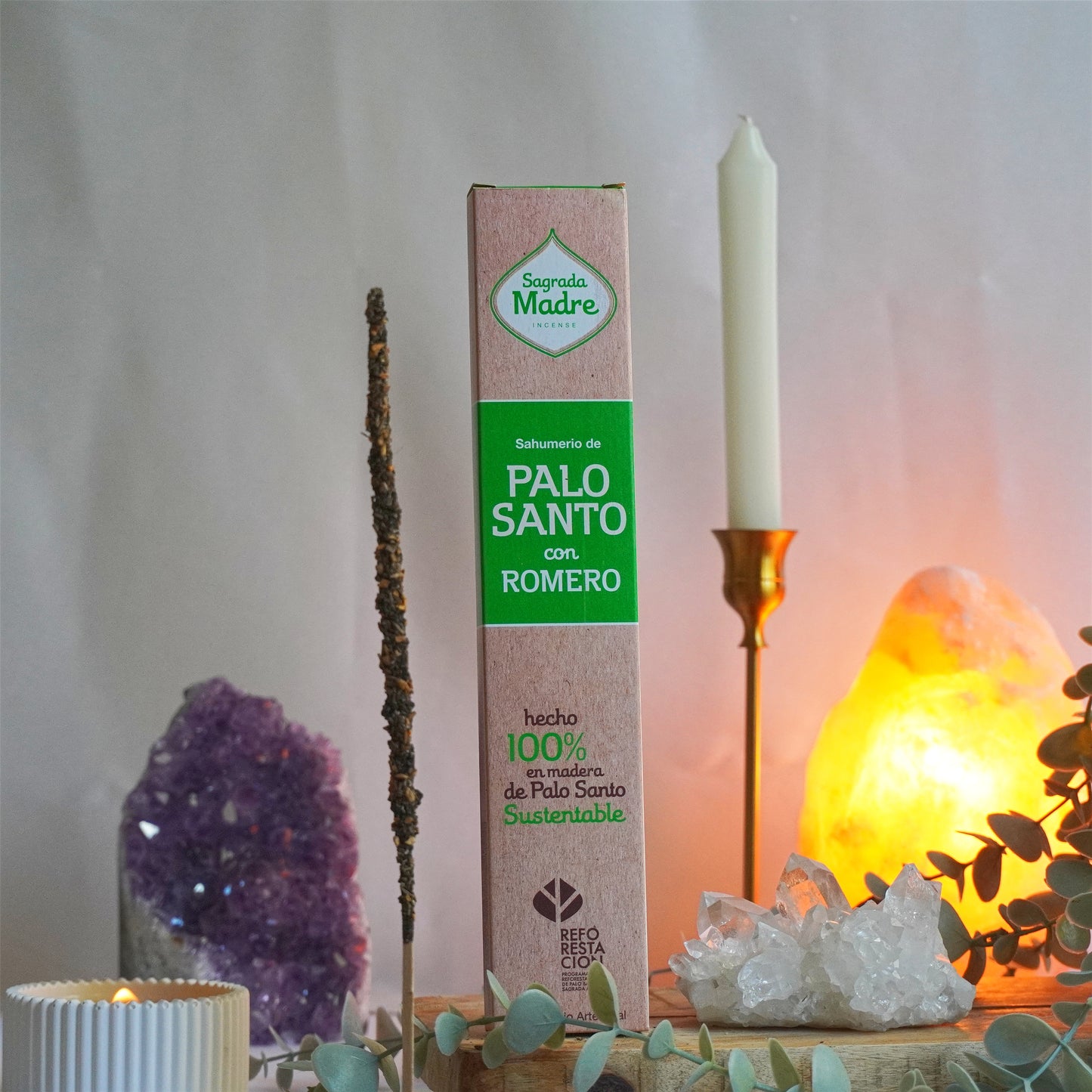 Incienso Palo Santo y Romero - Limpieza, protección y claridad mental | Sagrada Madre