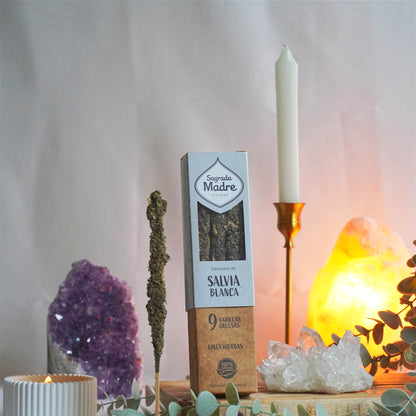 Incienso Salvia Blanca - Limpieza profunda, renovación y purificación | Sagrada Madre