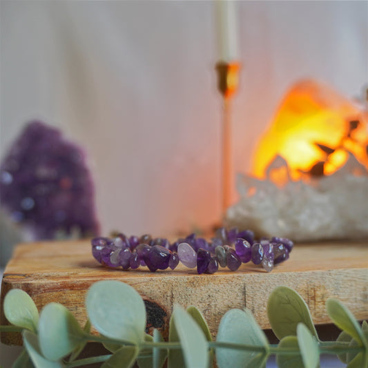 Pulsera Amatista | Chips | Calma mental y paz