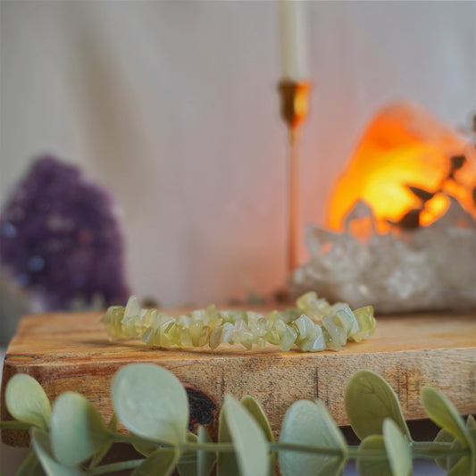 Pulsera Jade | Chips | Buena suerte y prosperidad