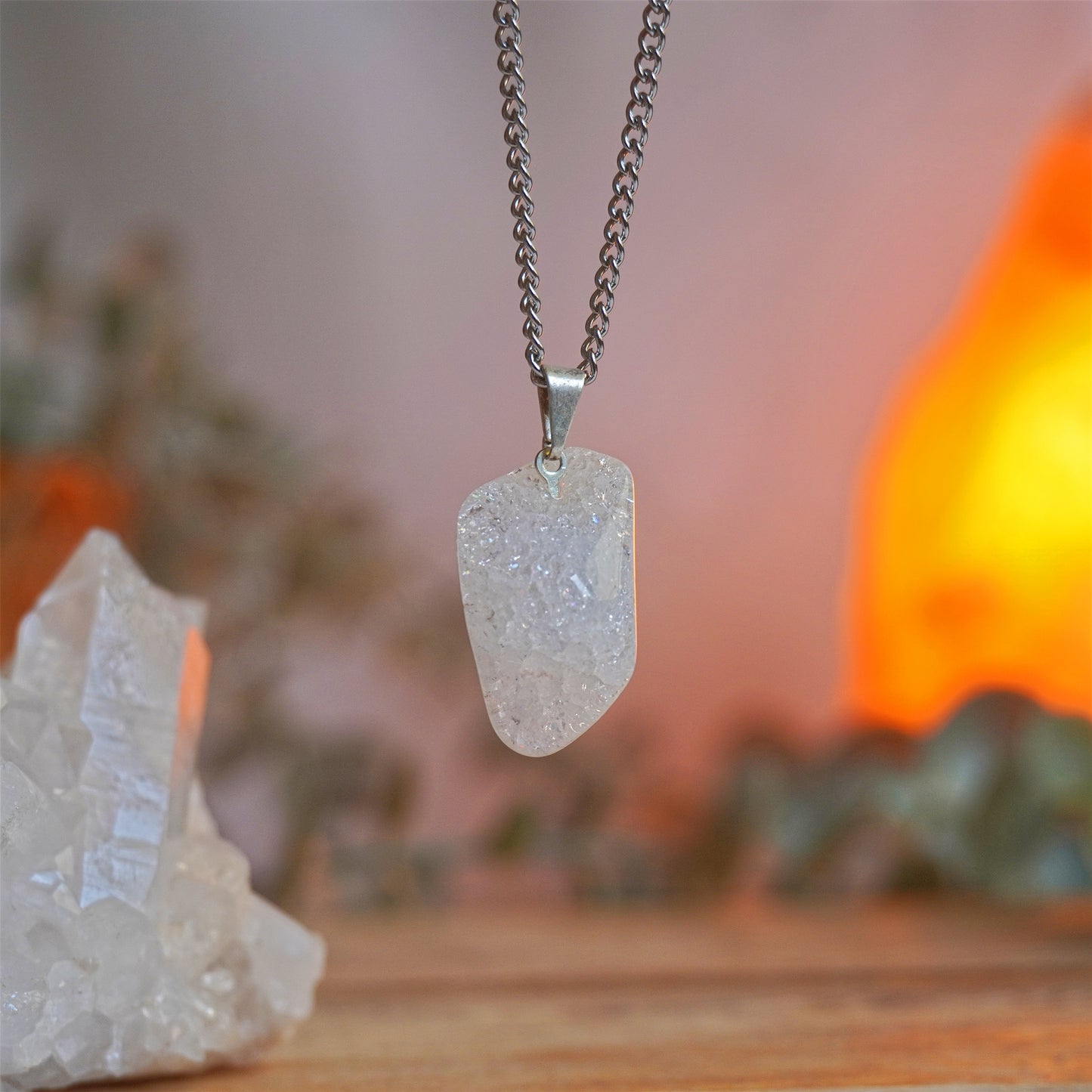 Collar Cuarzo Blanco | Limpieza energética y claridad
