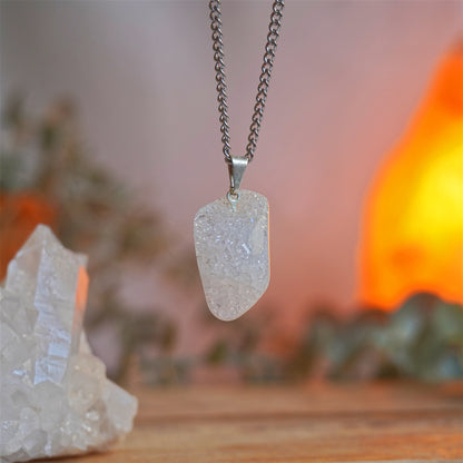 Collar Cuarzo Blanco | Limpieza energética y claridad