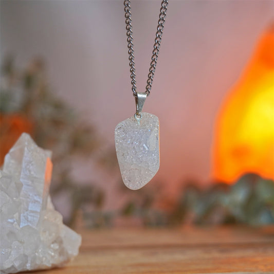 Collar Cuarzo Blanco | Limpieza energética y claridad