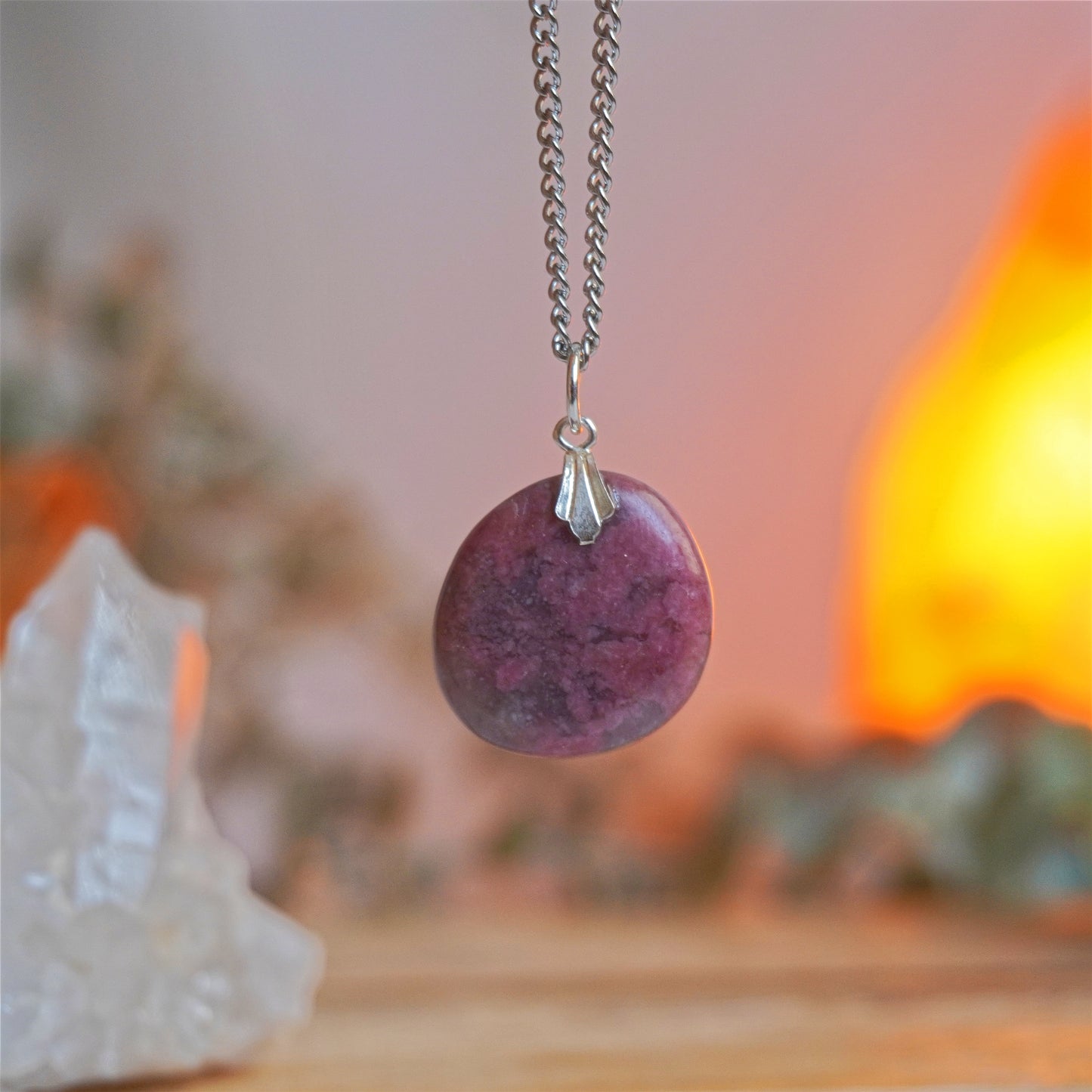 Collar Rodonita | Sanación emocional profunda