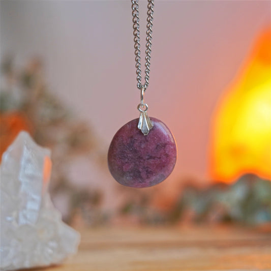 Collar Rodonita | Sanación emocional profunda