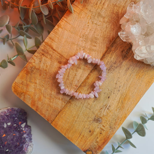 Pulsera Kunzita | Chips | Introspección y amor