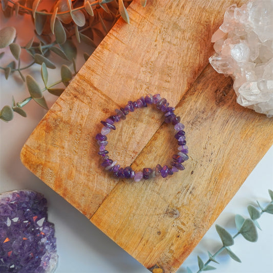 Pulsera Amatista | Chips | Calma mental y paz
