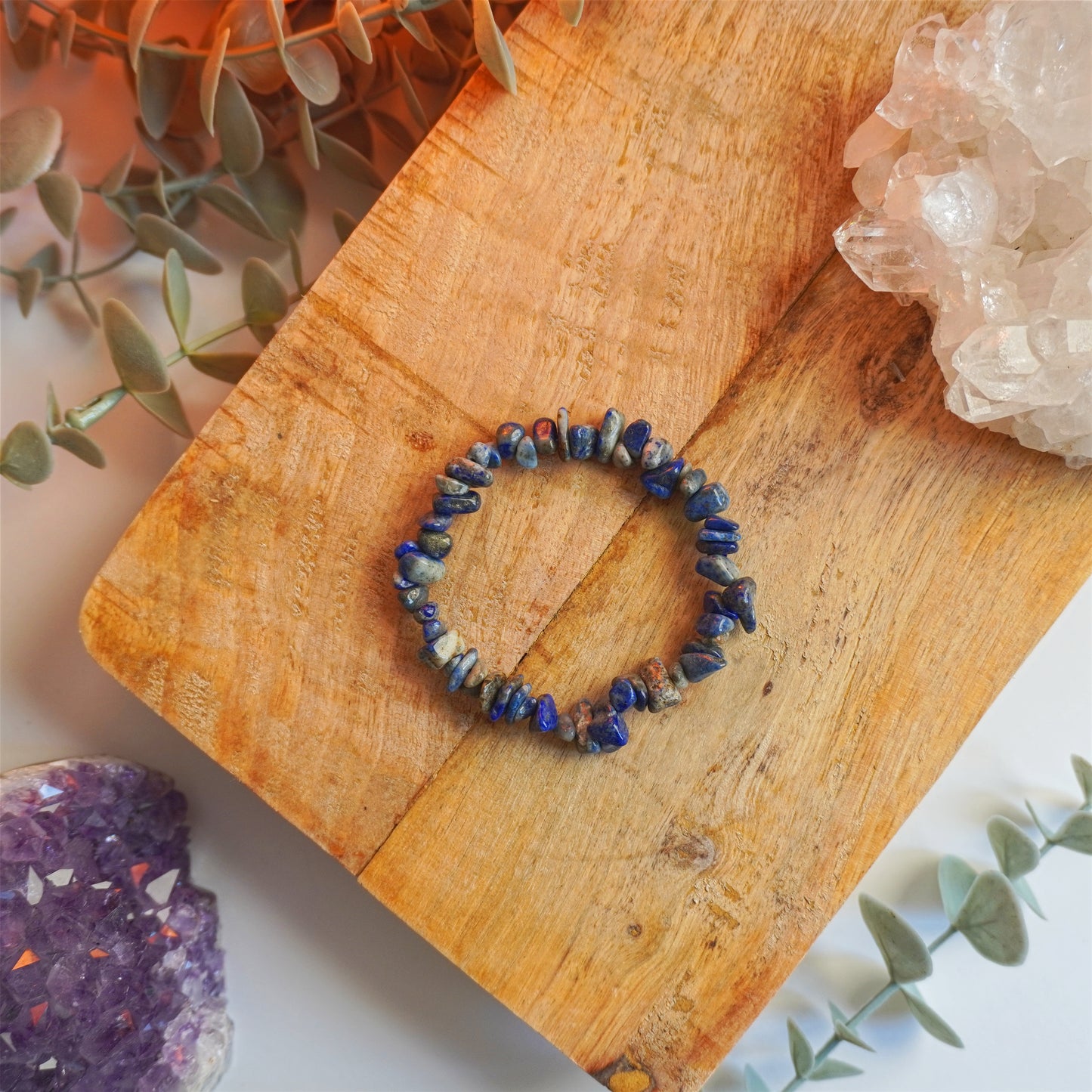 Pulsera Lapislázuli | Chips | Sabiduría y comunicación