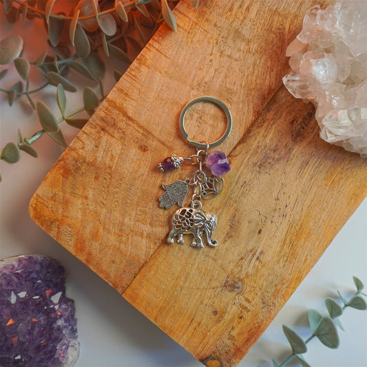 Llavero 'Serenity' con Amatista