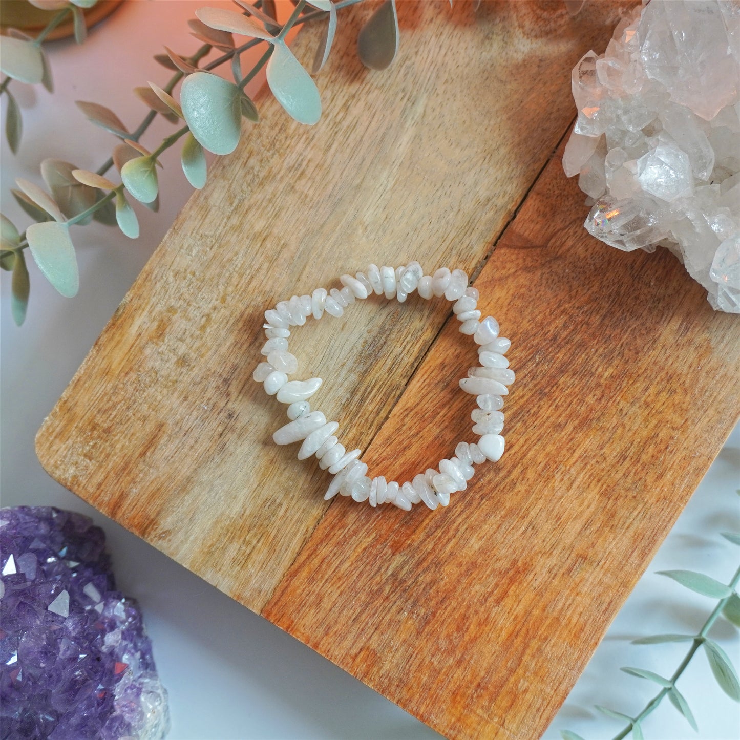 Pulsera Piedra Luna | Chips | Energía femenina e intuición