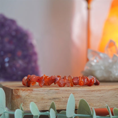 Pulsera Cornalina | Chips | Energía y motivación