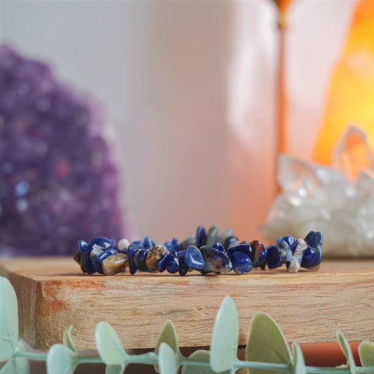 Pulsera Sodalita | Chips | Equilibrio emocional y confianza