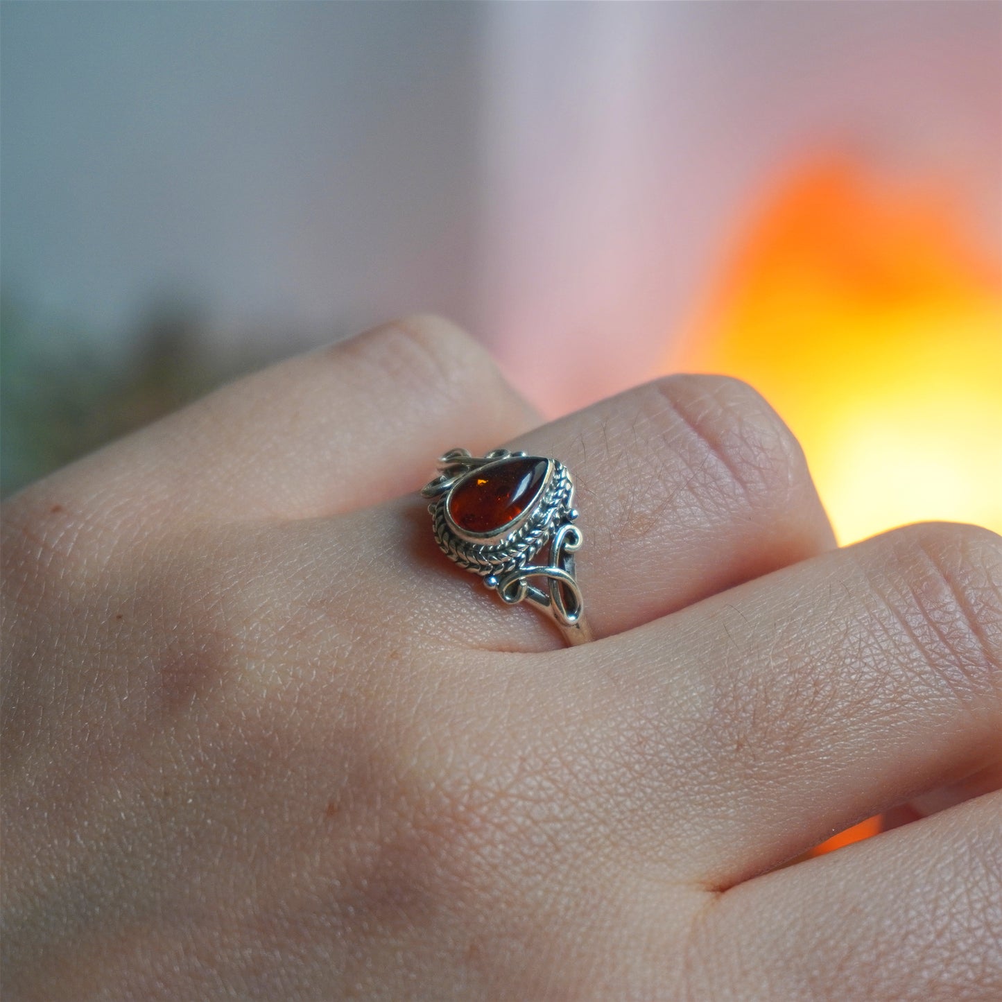Anillo Ámbar | Vitalidad y transmutación