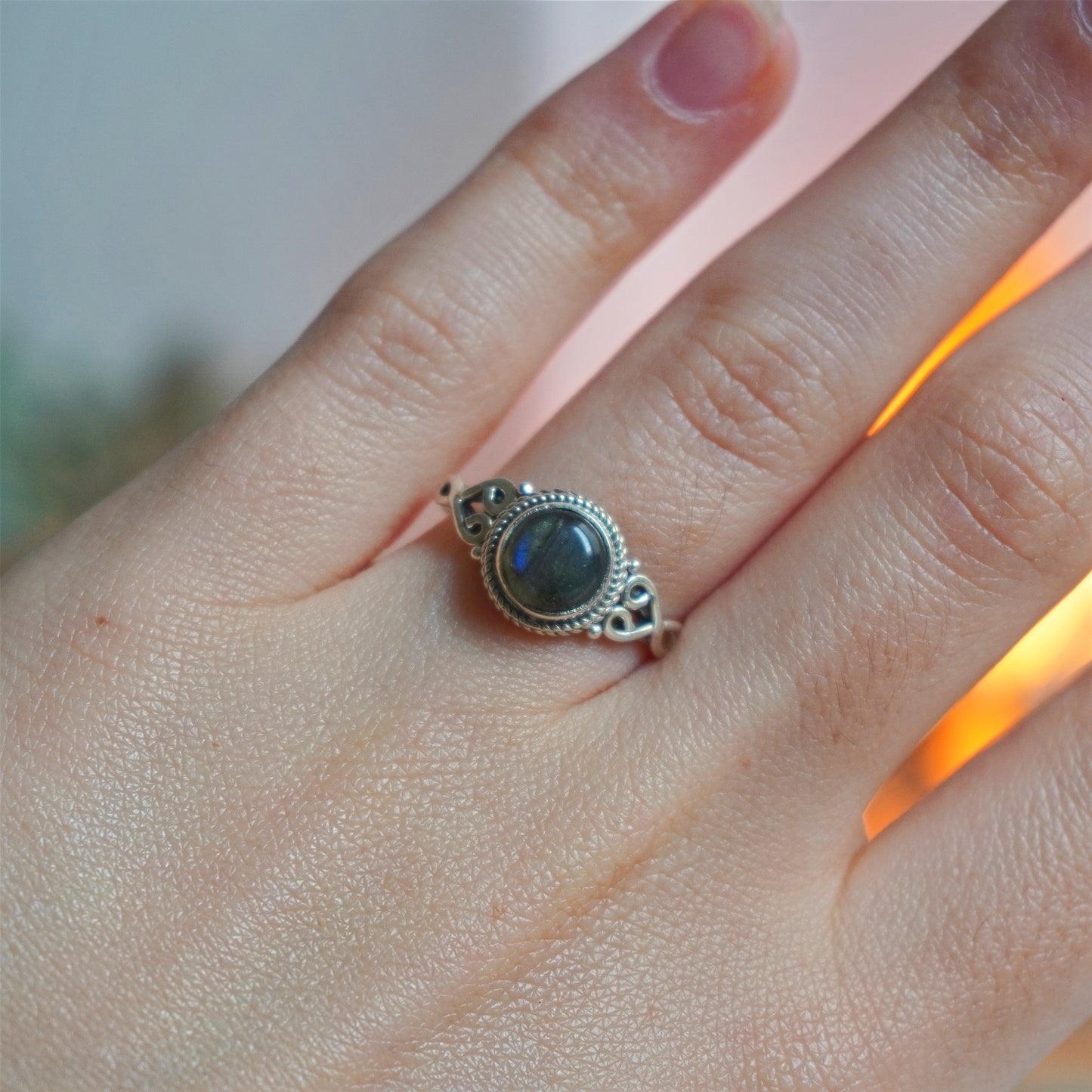 Anillo Labradorita | Dones psíquicos y protección