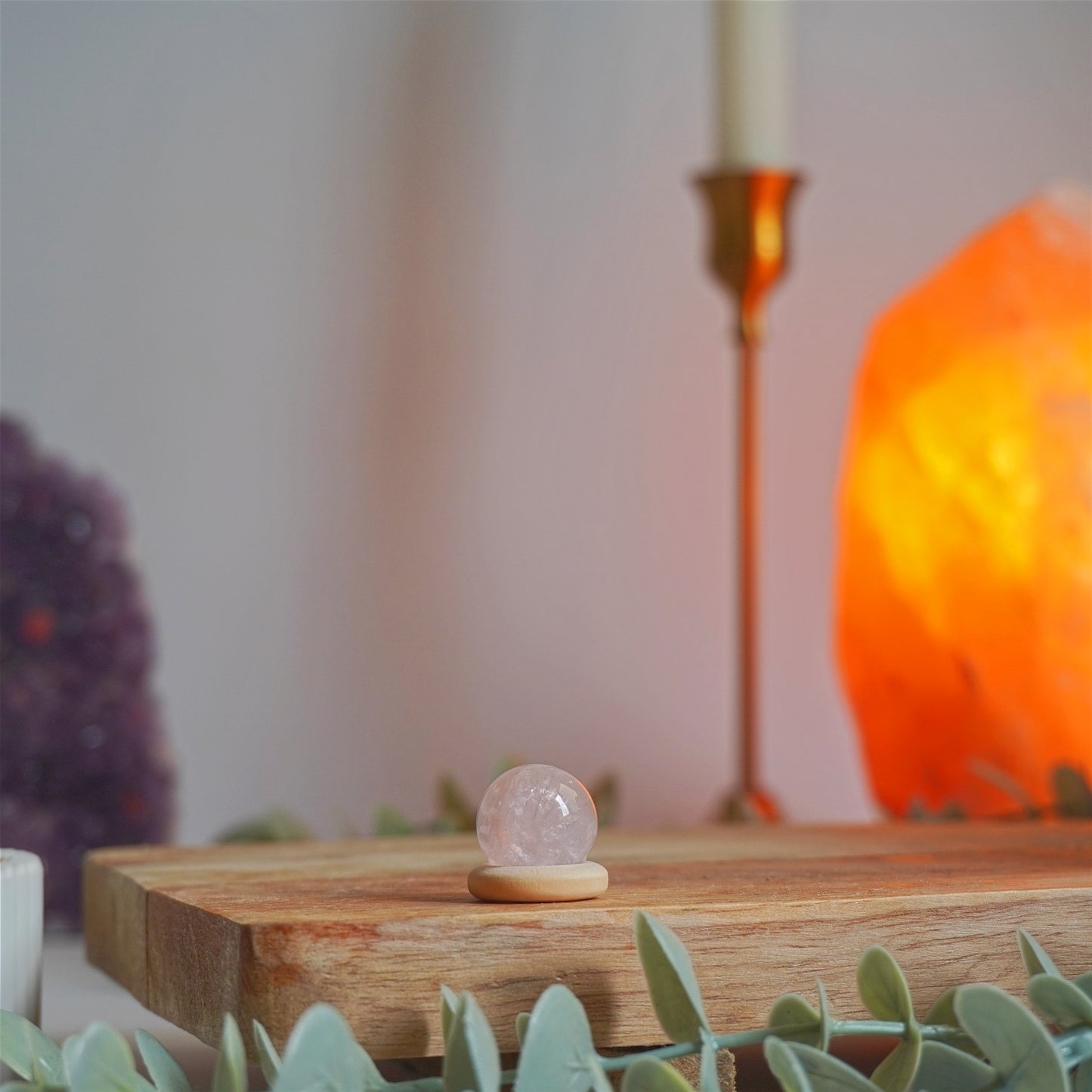 Esfera de Cuarzo Rosa | Amor propio y autoestima