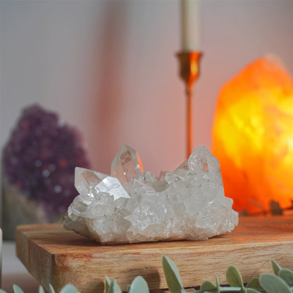 Drusa de Cuarzo Blanco | Limpieza energética y claridad