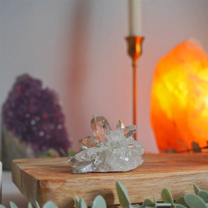 Drusa de Cuarzo Blanco | Limpieza energética y claridad