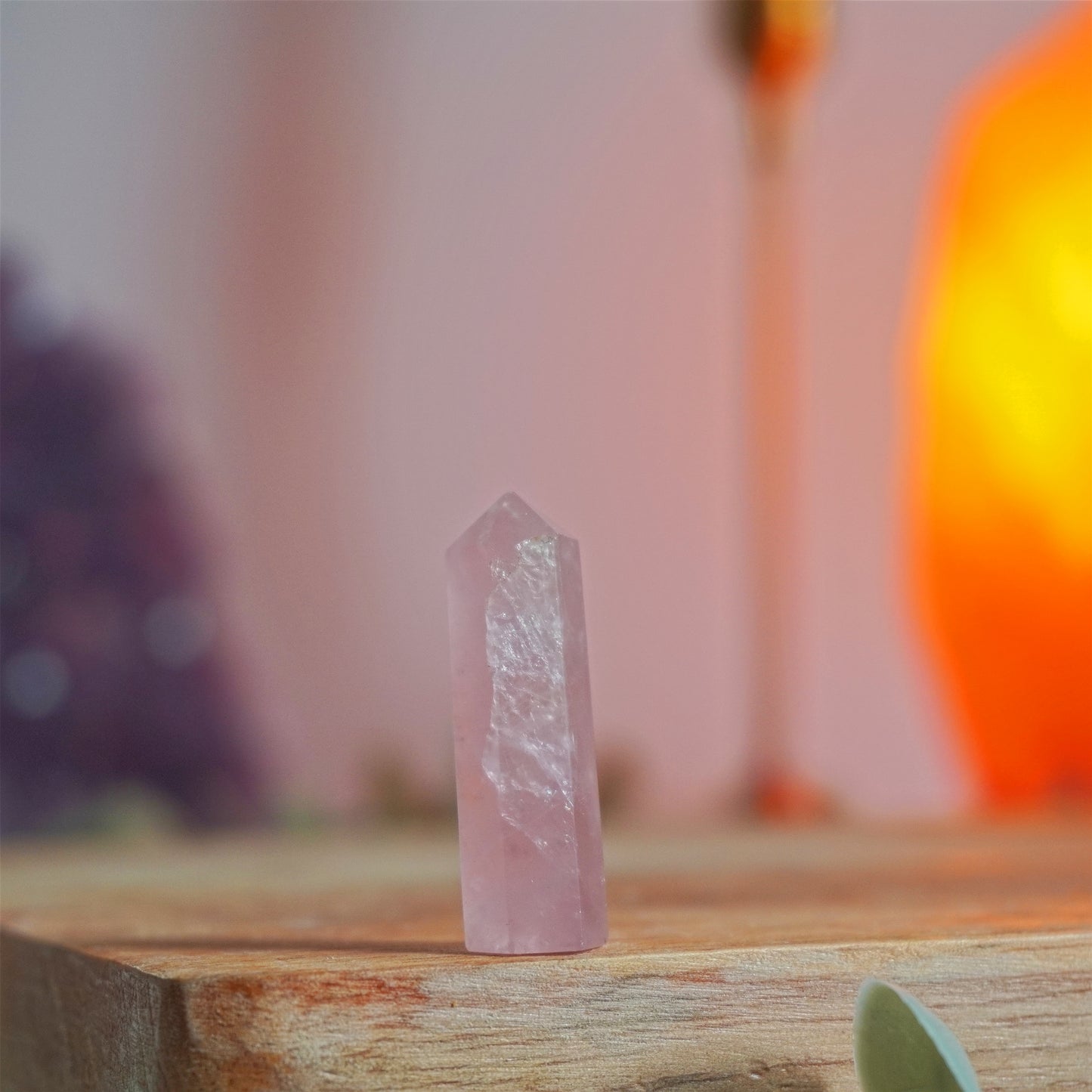 Mini generador de Cuarzo Rosa | Amor propio y autoestima