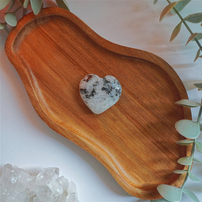 Corazón de Piedra Luna | Energía femenina e intuición