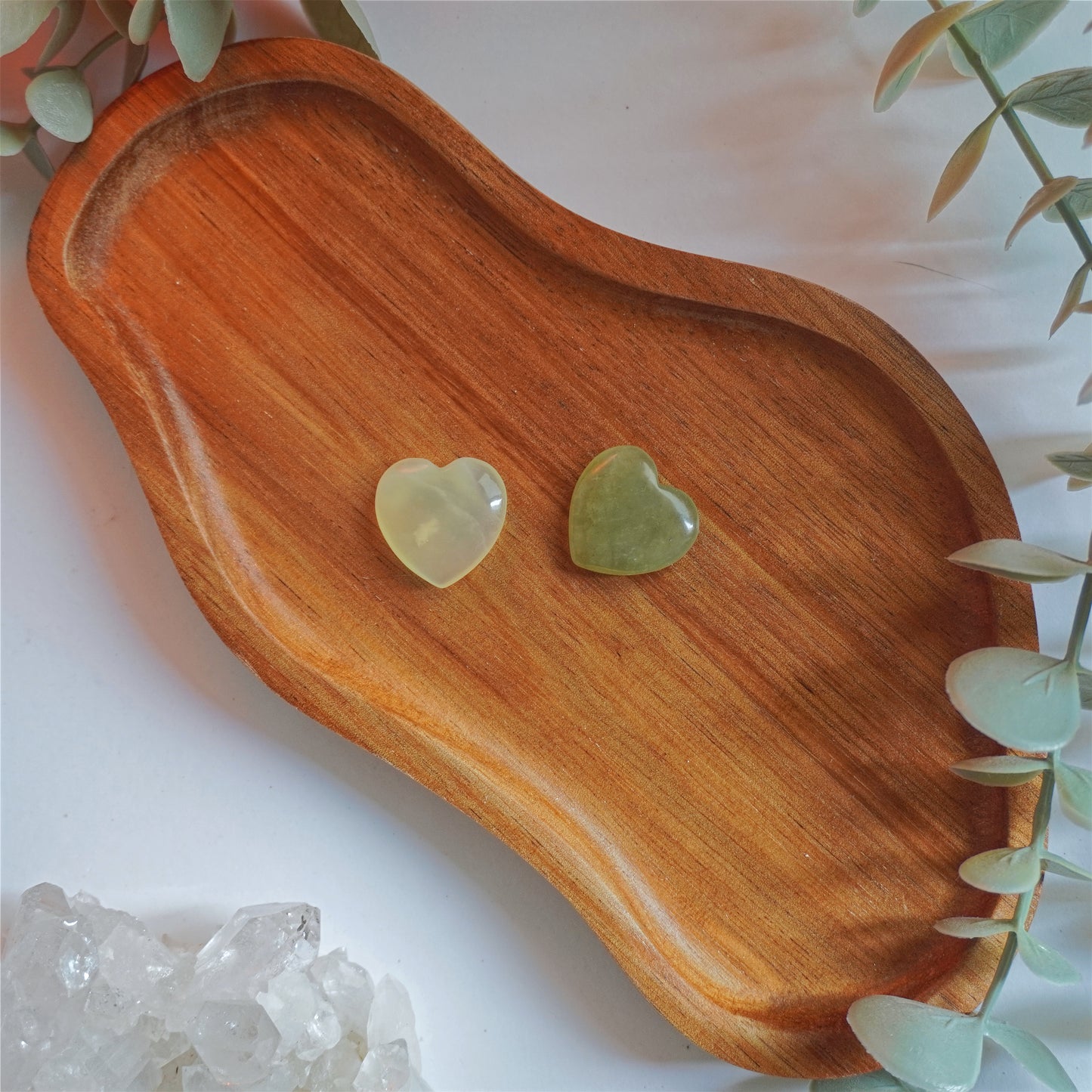 Mini corazón de Jade | Buena suerte y prosperidad