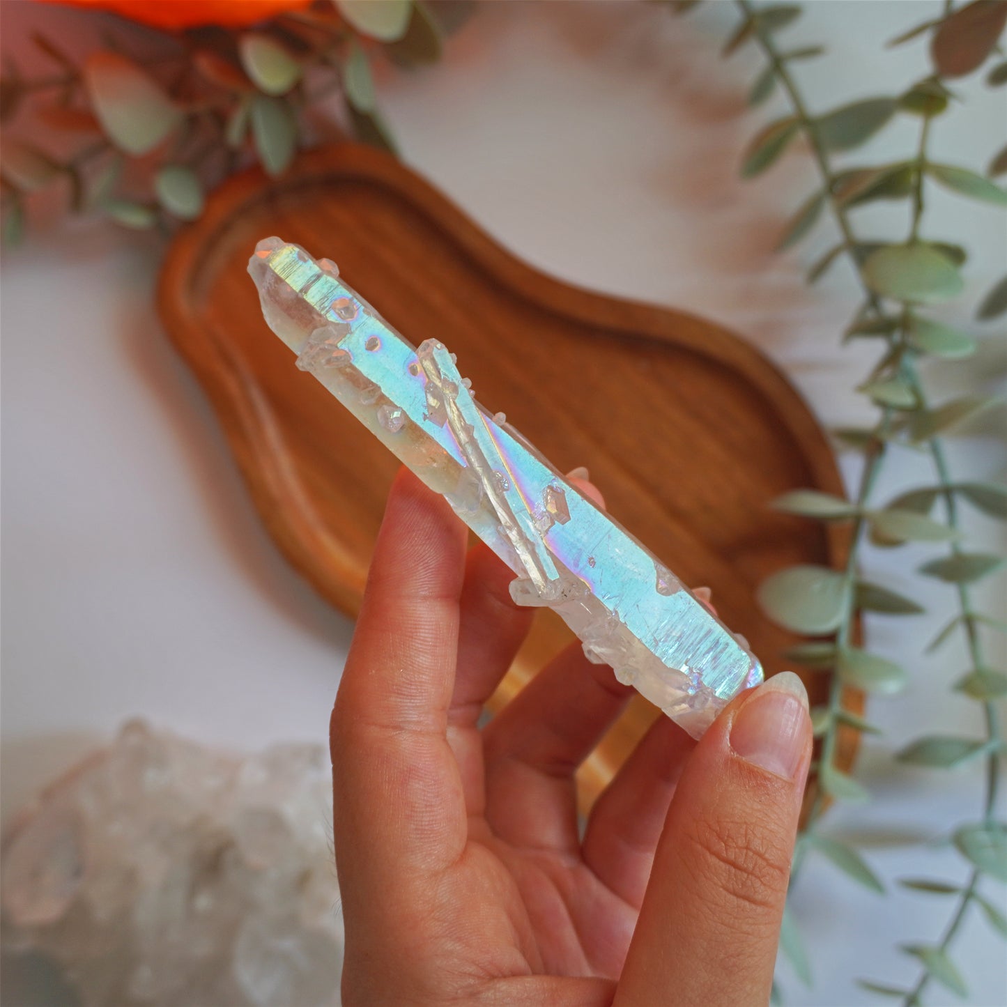 Punta de Aqua Aura Hielo | Meditación y liberación