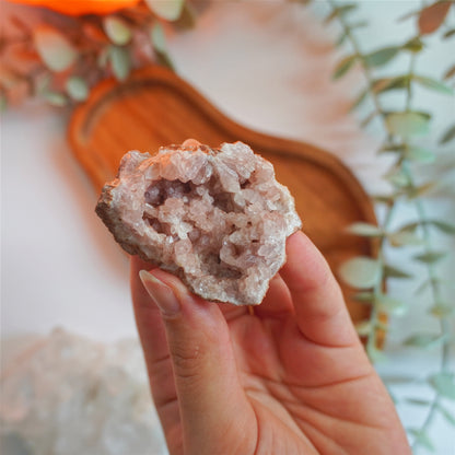 Drusa de Amatista Rosa | Amor propio, calma y equilibrio emocional
