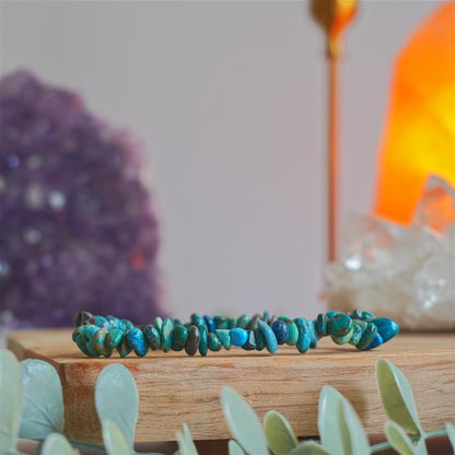 Pulsera Crisocola | Chips | Fuerza interna y sensibilidad
