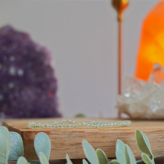 Pulsera Prehnita | Facetada | Meditación y visualización