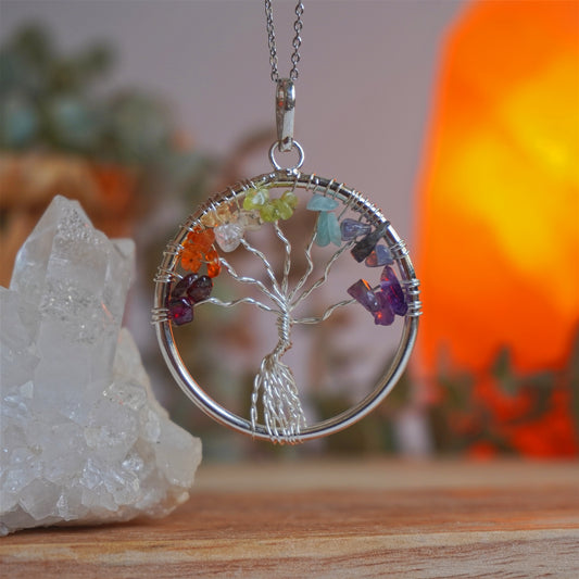 Collar Árbol de la Vida y los 7 Chakras | Armonización, equilibrio y conexión