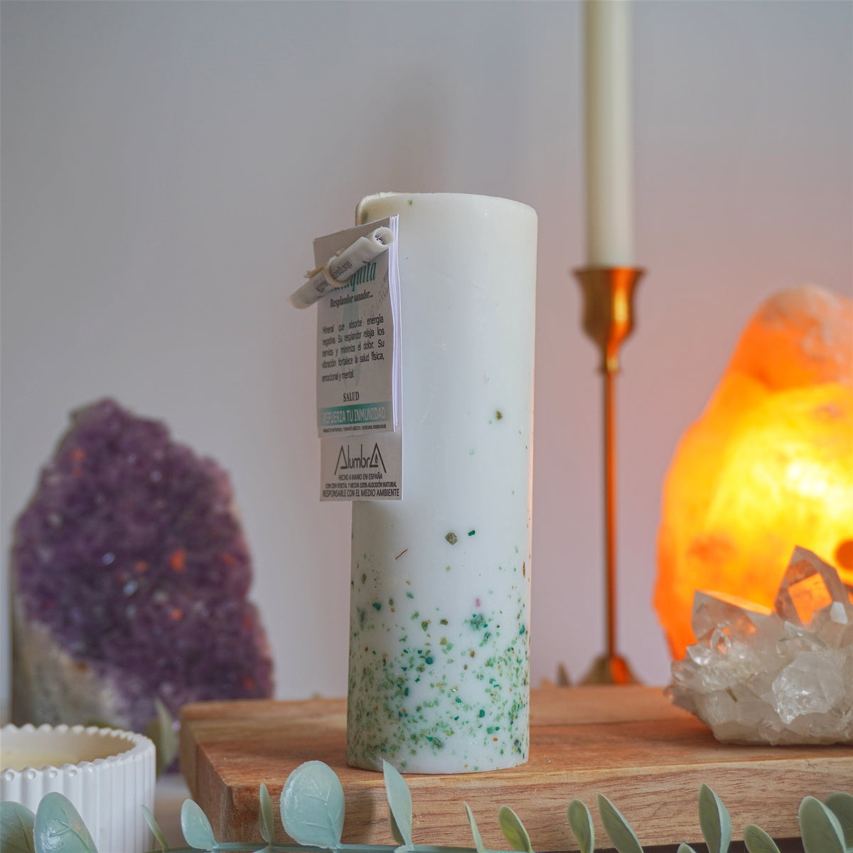Vela Ritual | Salud - Malaquita