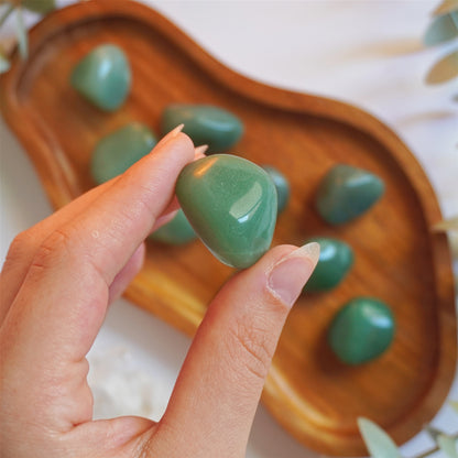 Cuarzo Verde rodado | Sanación y crecimiento personal