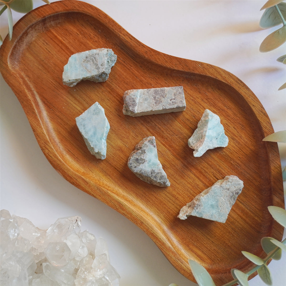 Larimar placas | Paz emocional y serenidad
