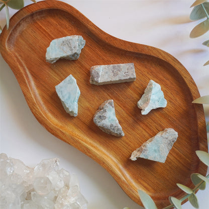 Larimar placas | Paz emocional y serenidad