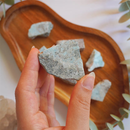 Larimar placas | Paz emocional y serenidad