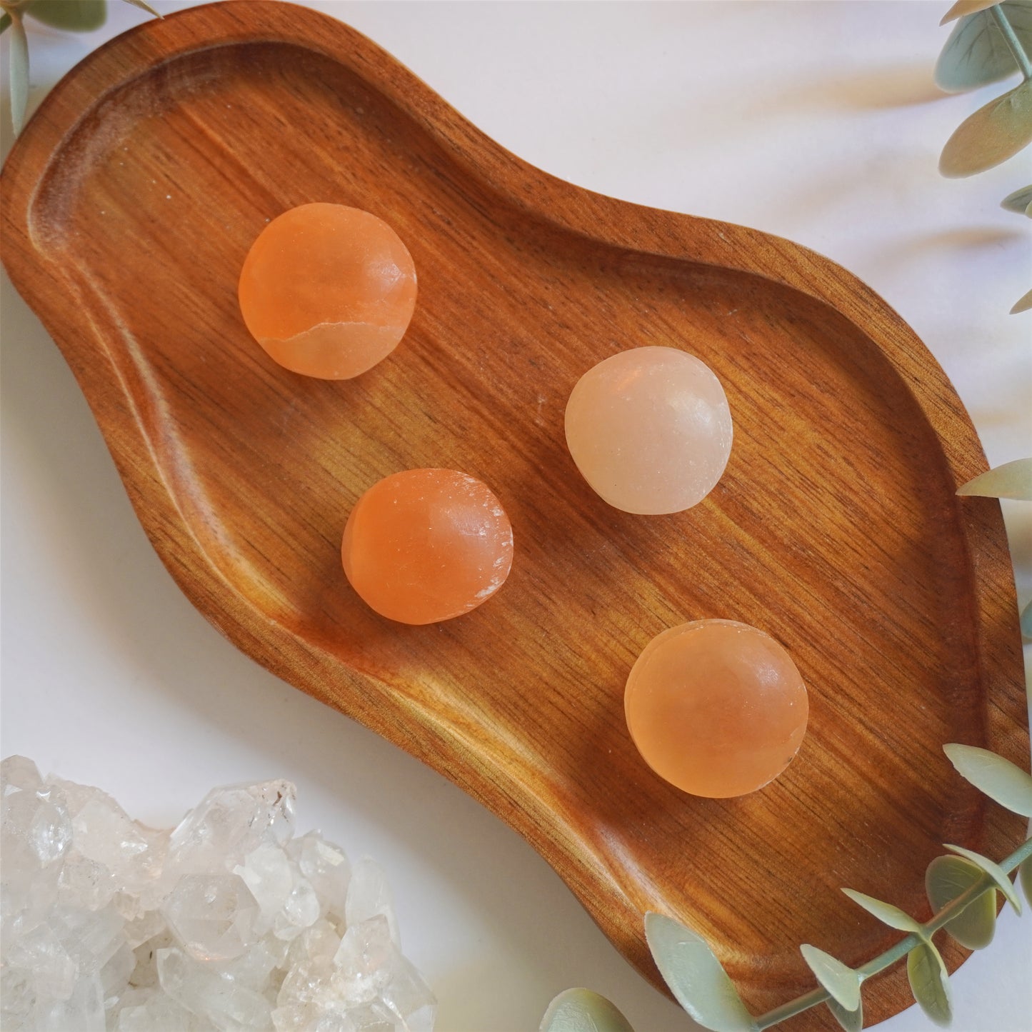 Selenita Naranja rodado | Evolución y meditación