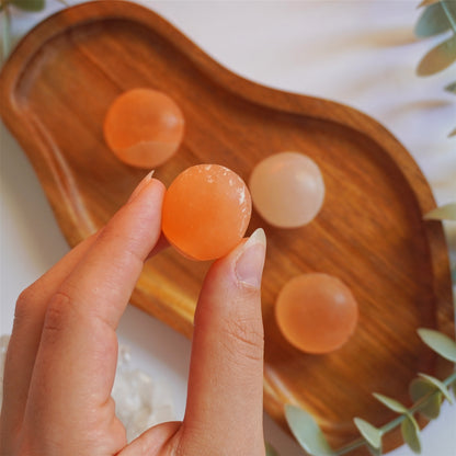 Selenita Naranja rodado | Evolución y meditación