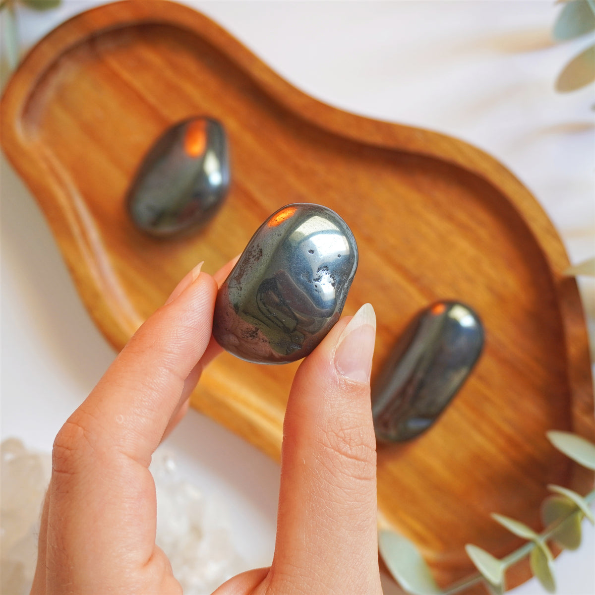 Hematite rodado | Memoria y autoestima