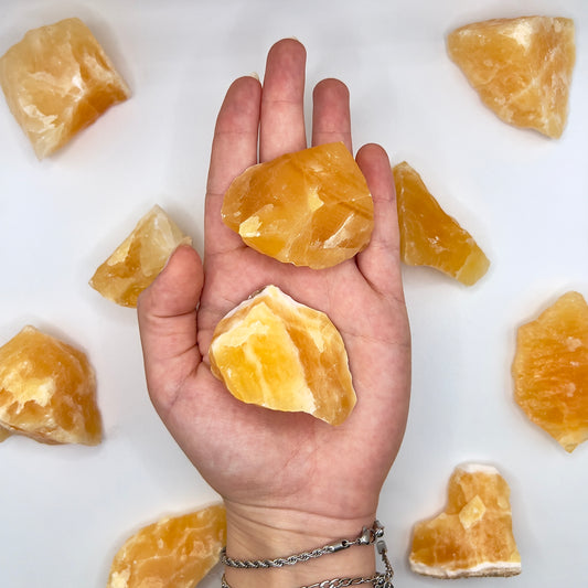 Calcita Amarilla masivo