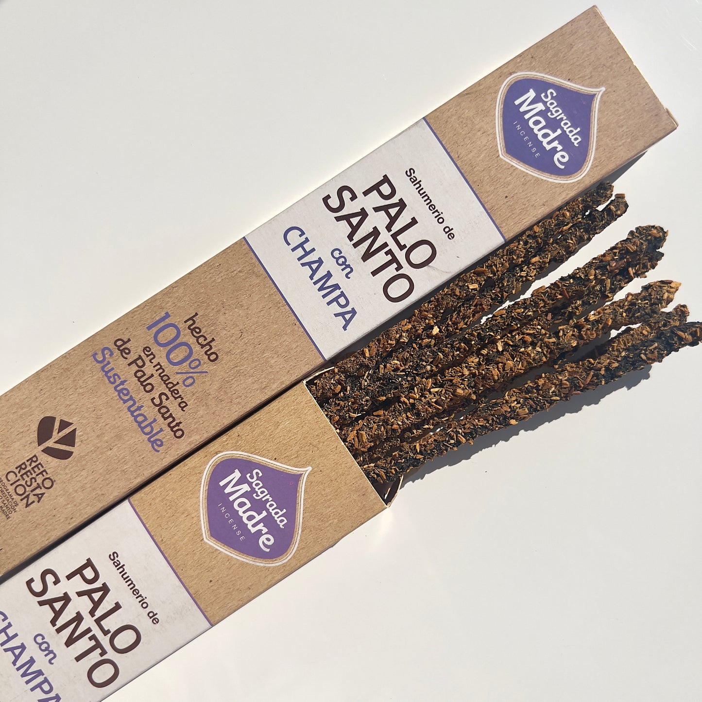 Incienso de Palo Santo con Champa - Sagrada Madre