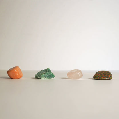 Kit de Minerales | Amor propio y sanación emocional - Minerales para el corazón
