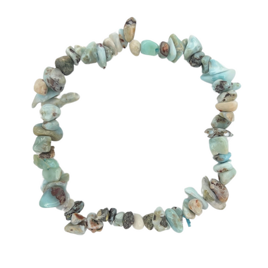 Pulsera chips Larimar