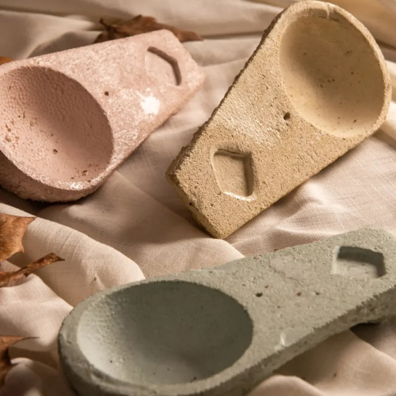 Quemador de cemento de colores