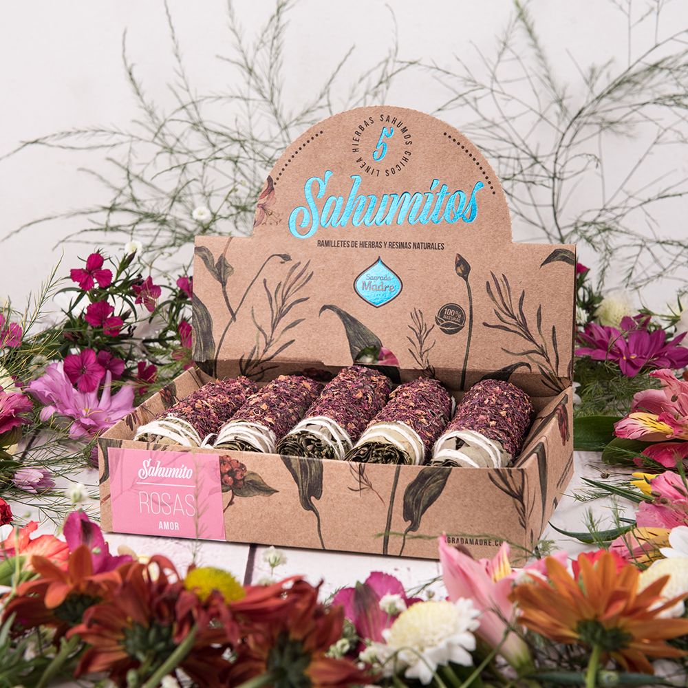 Sahumito Rosas - Amor - Sagrada Madre - White Shine