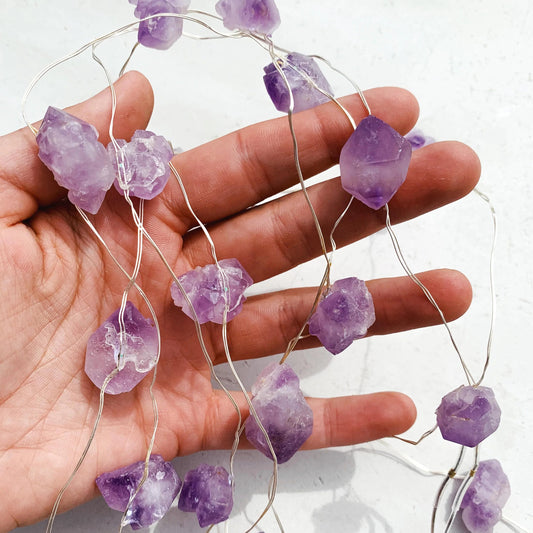 Guirnalda de luces LED con Amatista