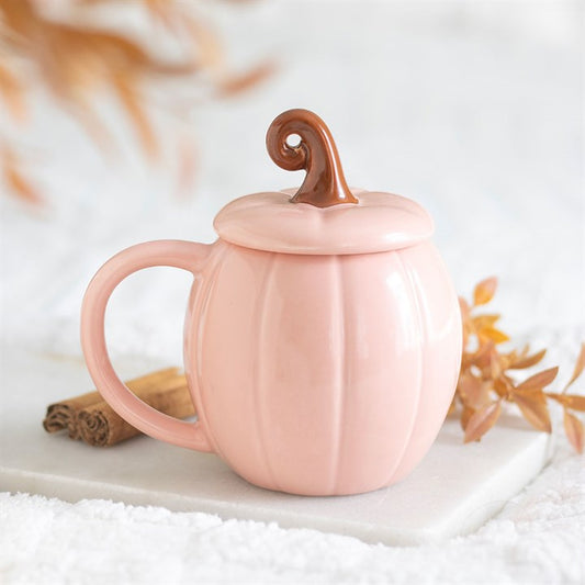 Taza calabaza rosa