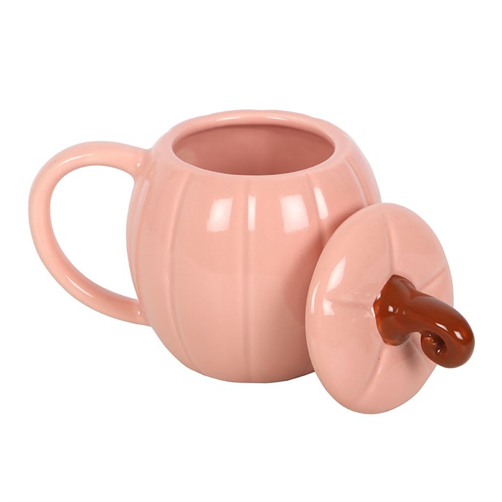 Taza calabaza rosa
