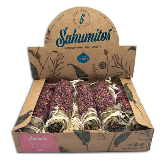 Sahumito Rosas - Amor - Sagrada Madre - White Shine